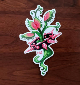 Vinyl Sticker: Venus Flytrap